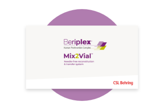 Beriplex mix2vial video
